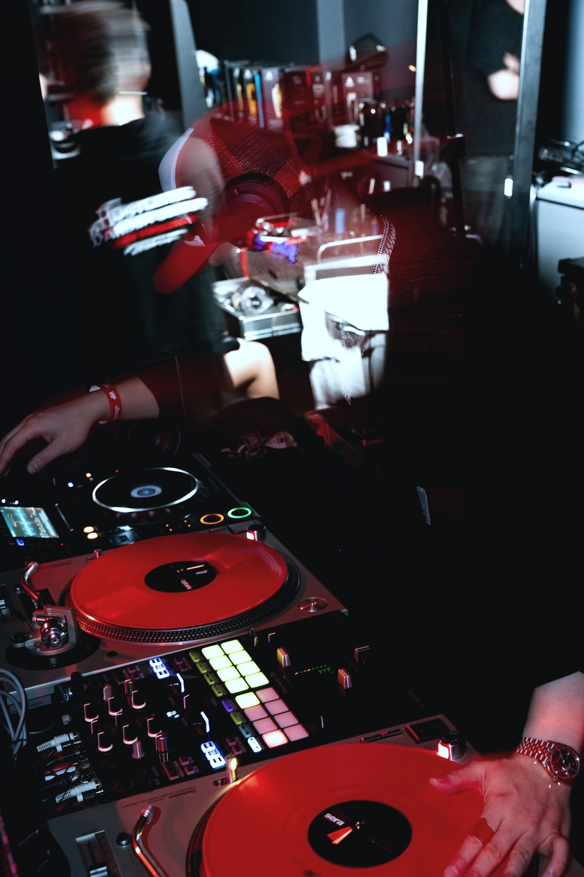 DJ-Setup auf einer Feier