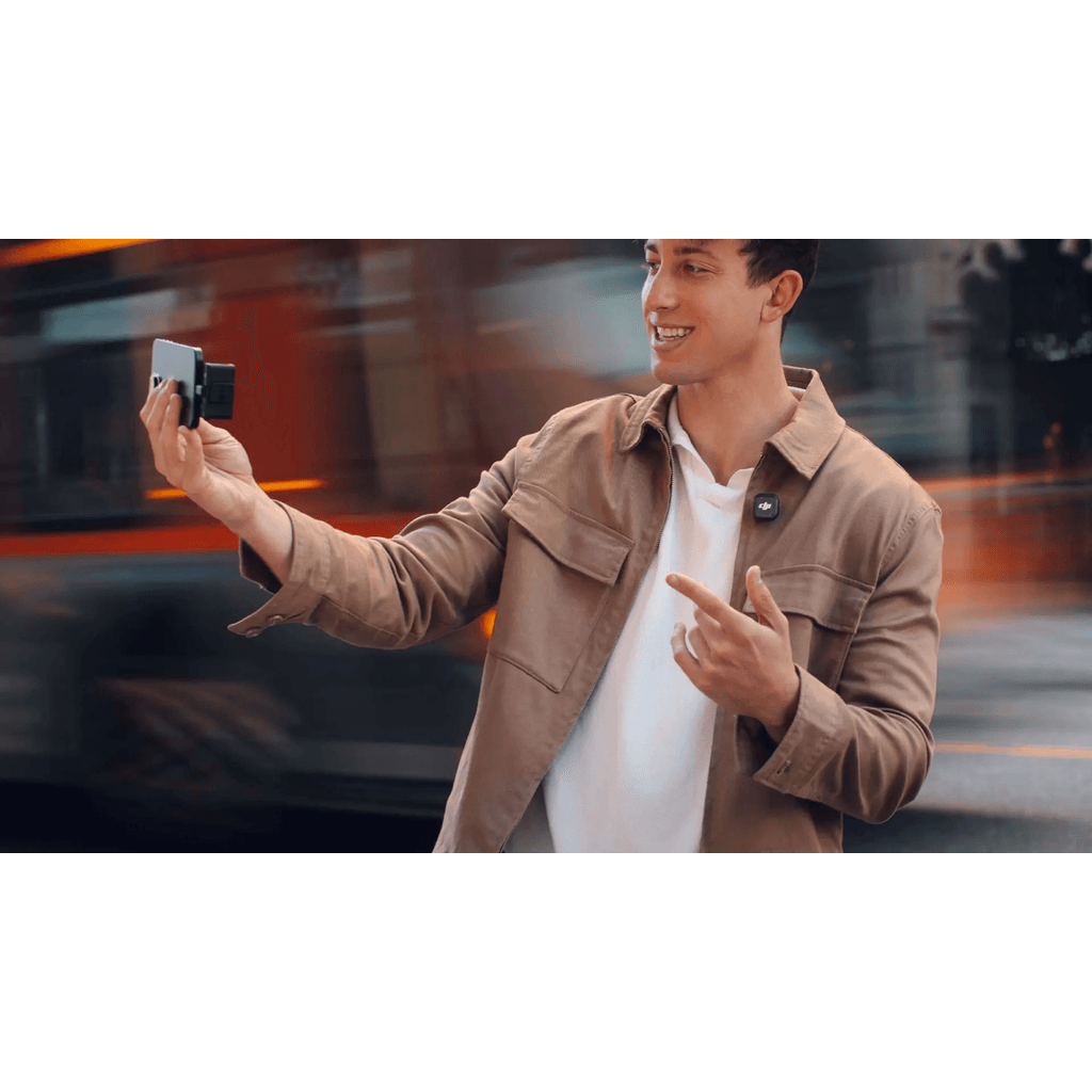 DJI Mic 3 Funkmikrofon-Set - Kompaktes Funkmikrofon-Set mit 2 Sendern, Empfänger und Ladeschale - für Reden, Interviews, Moderation, Kamera, Handy und Livestreams mieten - Bild 5