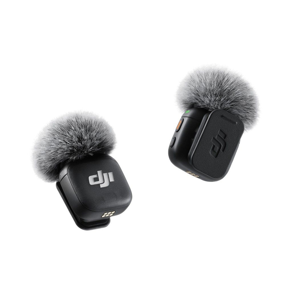 DJI Mic 3 Funkmikrofon-Set – Kompaktes Funkmikrofon-Set mit 2 Sendern, Empfänger und Ladeschale - für Reden, Podiumsdiskussionen, Interviews, Kamera, Handy und Livestreams mieten – Bild 4