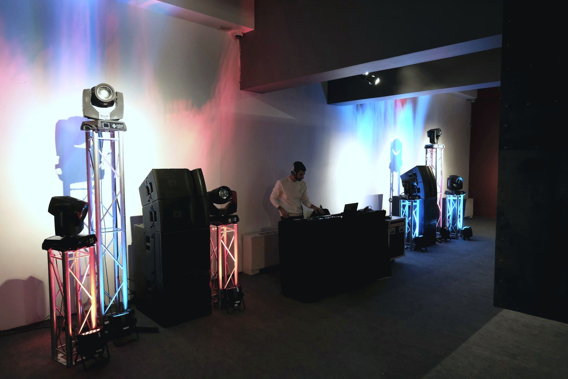 Moving Heads auf einer Party