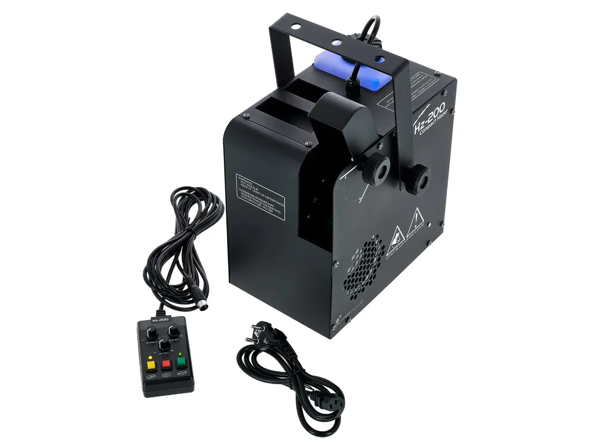 Stairville Hz-200 Compact Hazer DMX – Kompakter DMX-Hazer für feinen, langanhaltenden Dunst - macht Lichtstrahlen und Laser sichtbar, ohne den Raum zu vernebeln mieten – Bild 3
